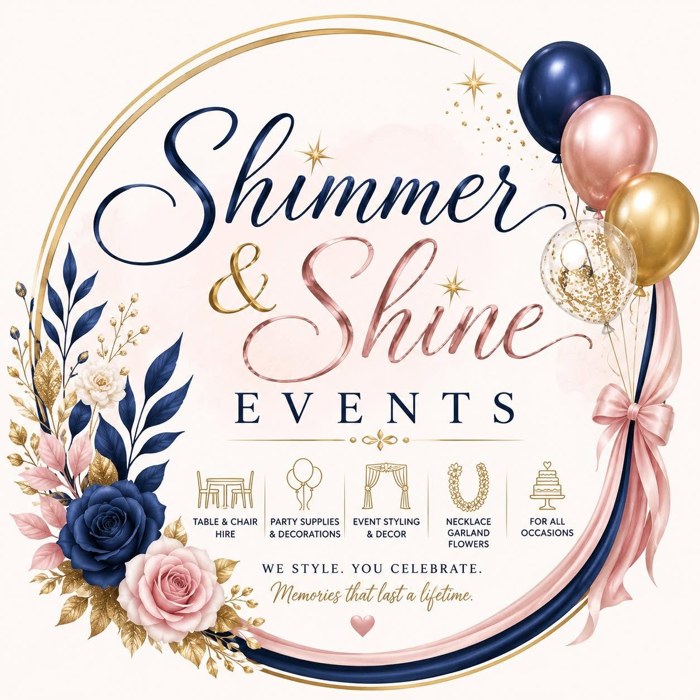 Shimmer & Shine Events logo